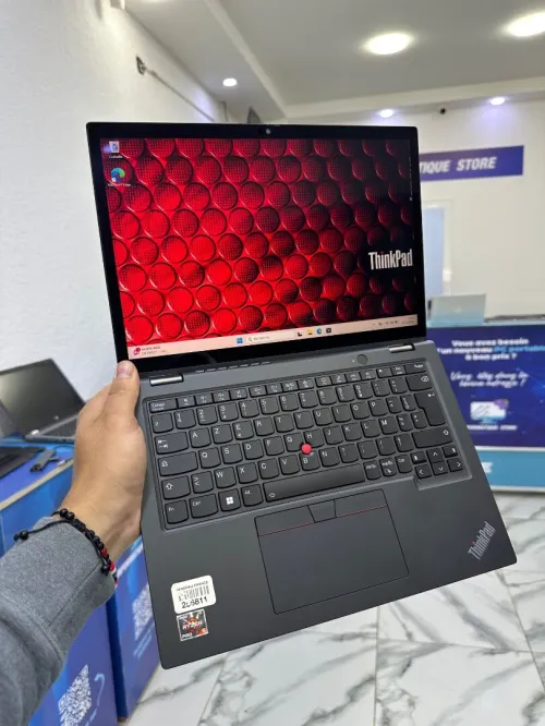 THINKPAD L13 YOGA  X360 CORE : RYZEN 5 PRO 7530U DISC :  512 GB  (SSD)  RAM : 16 GB