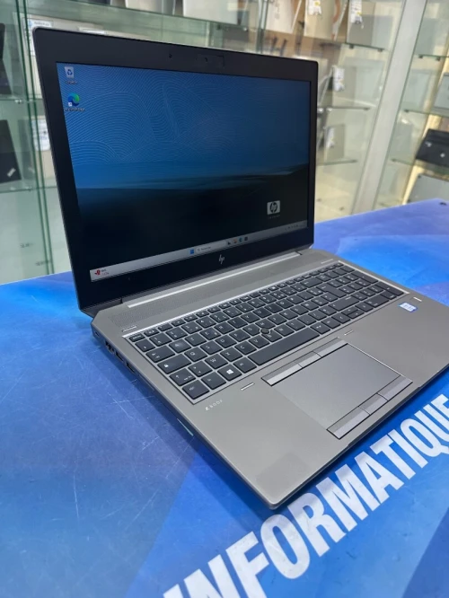 HP Z BOOK 15 G6 CORE : INTEL I7 - 9750H DISC :  512 GB  (SSD)  RAM : 16 GB  NVIDIA T1000 4GB