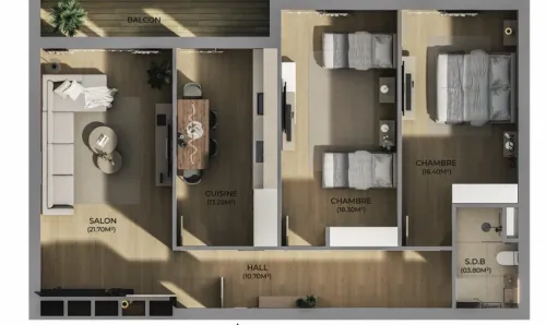 Vente Appartement F4 Oran Oran