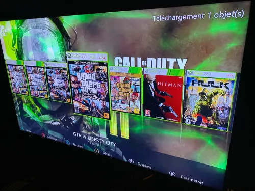 Xbox 360 SLIM GLITCHÉ +30Jeux