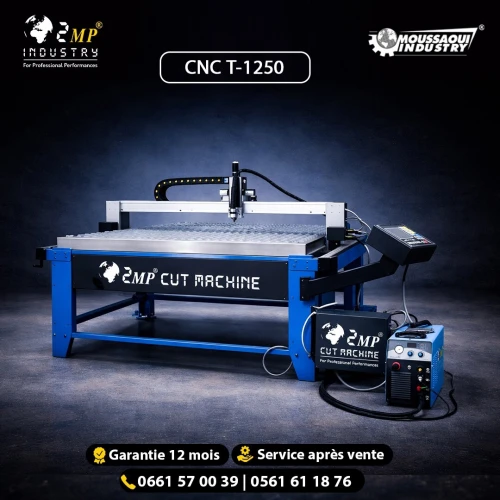 MACHINE DE DÉCOUPE PLASMA CNC MPCUT 1250 - TABLE DE DÉCOUPE NUMÉRIQUE HAUTE PRÉCISION
