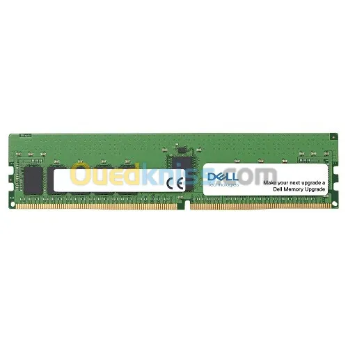RAM DELL 1X 16GB DDR4-3200 RDIMM PC4-25600R DUAL RANK X8 POUR R650XS/R750 XS