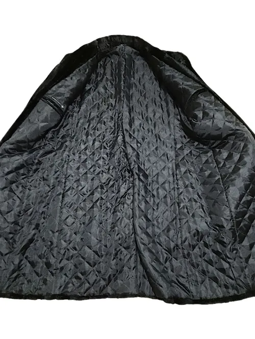 Manteau de luxe en fourrure pour homme made in Italy taille 50