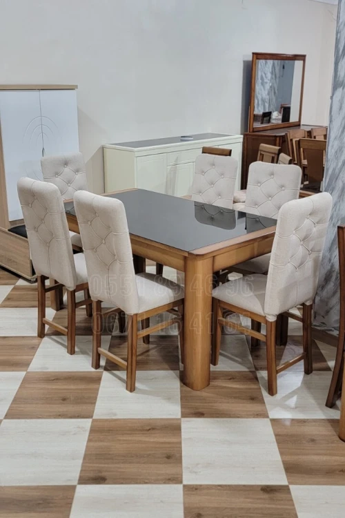Table a manger bois hetre iphon 160x90 cm 