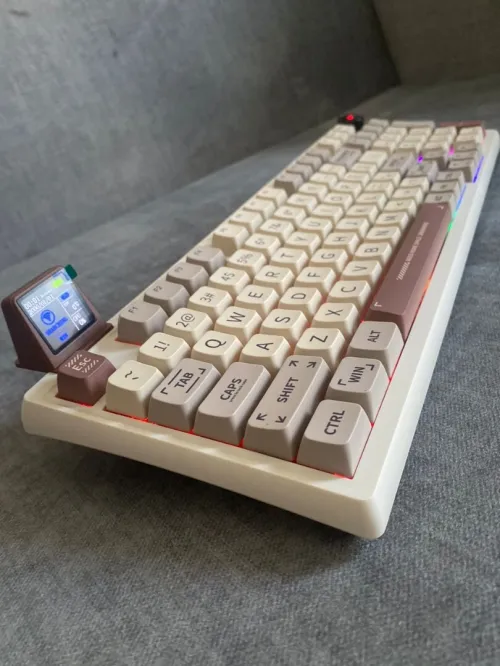 Clavier mécanique Epomaker RT100 97% Retro whit