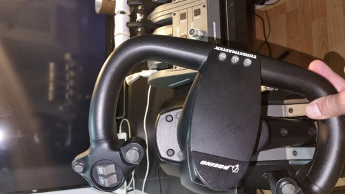 THRUSTMASTER Yoke Édition Boeing PC Xbox,Throttle TRUMASETER Boeing 