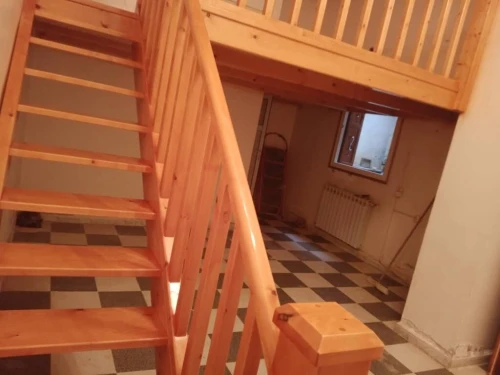 Escalier en bois