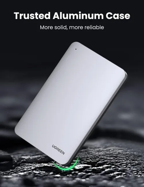 UGREEN RACK USB-C/USB-A 3.1GEN2 2.5" SATA EXTERNAL HDD ALIMINUM CM300