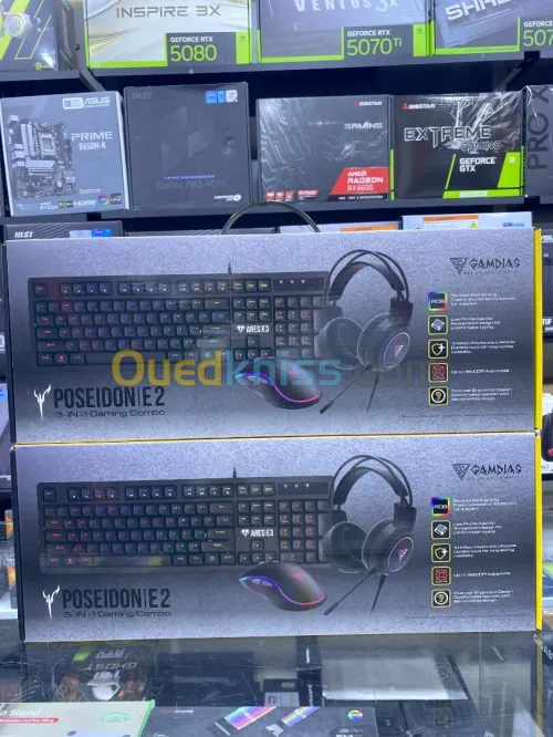 COMBO GAMDIAS POSEIDON E2 CLAVIER|SOURIS|CASQUE