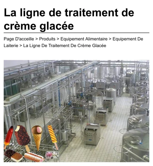 Ligne de production de tomates 