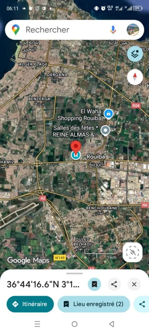 Vente Terrain Alger Rouiba