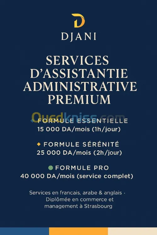Assistante administrative experte 