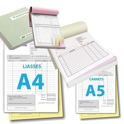 Impression Carnet NCR Bon de livraison 