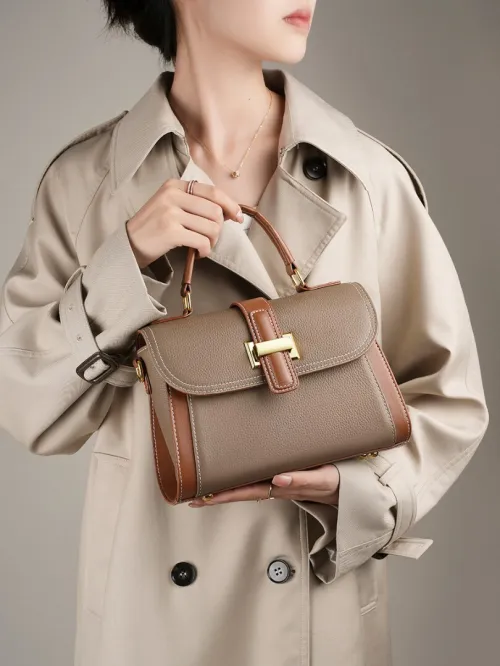 Sac en cuir de première couche qualité supérieure élégant tendance sac à main sac banane luxe discret polyvalent véritable cuir pour femme