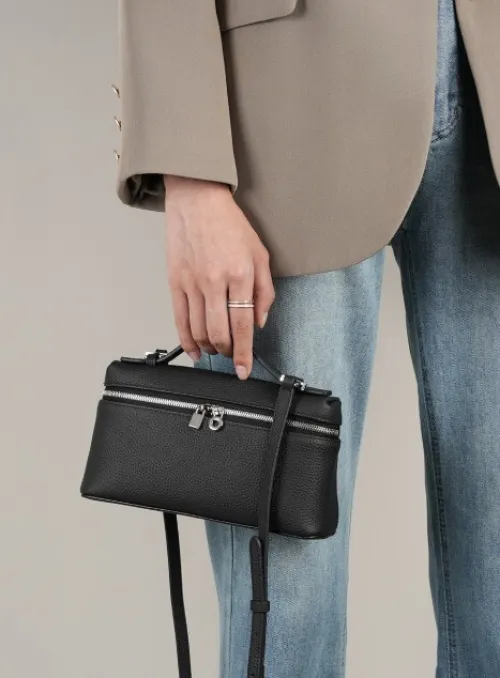 Sac boîte à lunch LP19 cuir pleine fleur femme nouveau modèle 2026 style Gigi sac à main et bandoulière