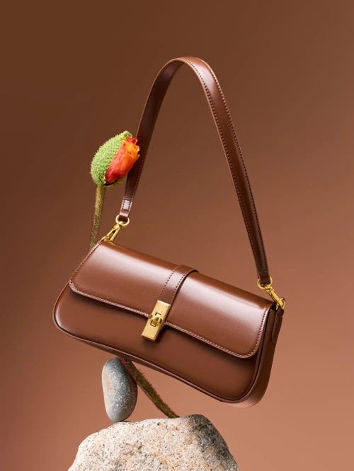 Sac baguette niche coreenne chic porter sous le bras tres vendu femme nouveau polyvalent bandouliere