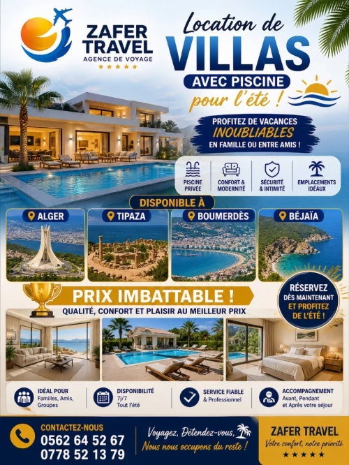 Location vacances Villa Alger Bachdjerrah