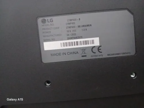 écran de pc  lg  27''