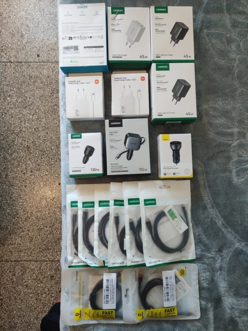 Lot Chargeurs & Câbles Premium UGREEN Xiaomi Anker Baseus