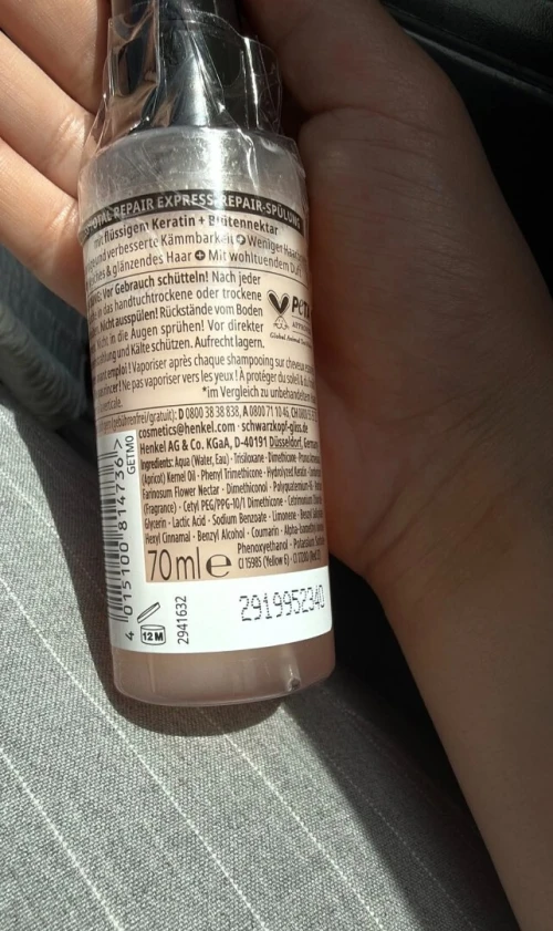 GLISS apres shampoing soin et protecteur de chaleur