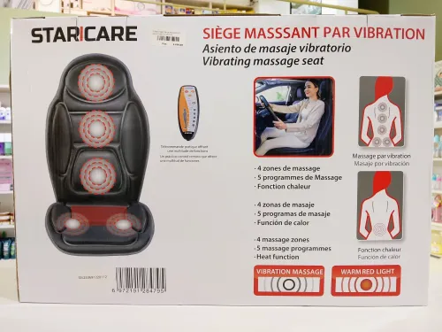 Siège Massant par Vibration STARICARE Pour Voiture et Bureau