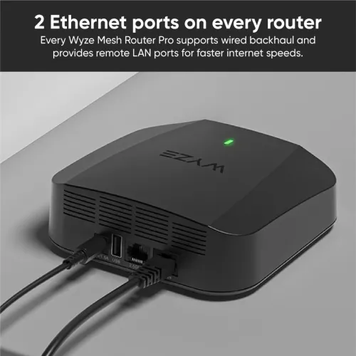Routeur maillé Wyze Wi-Fi 6E Pro Tri-Band AXE5400 FTTH