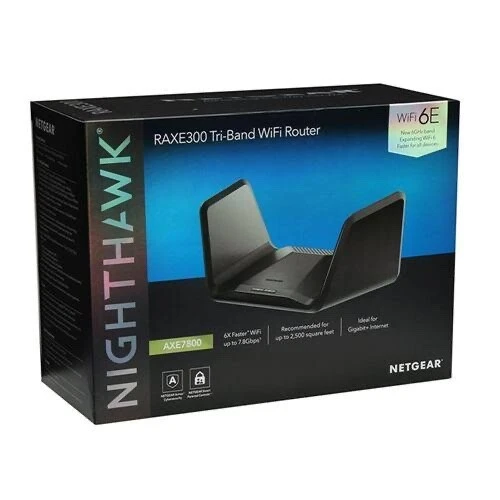 Netgear Routeur WiFi 6E AX7800 (RAXE300) Routeur WiFi 6E tribandes Nighthawk