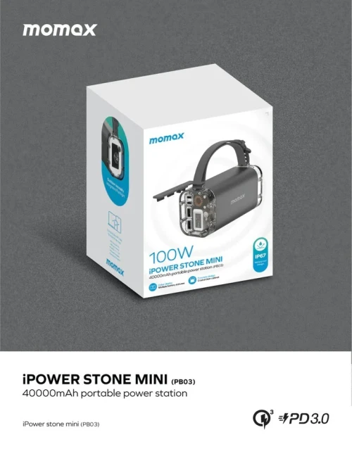 Momax 40000 mAh Power Bank Power Stone Mini 100W