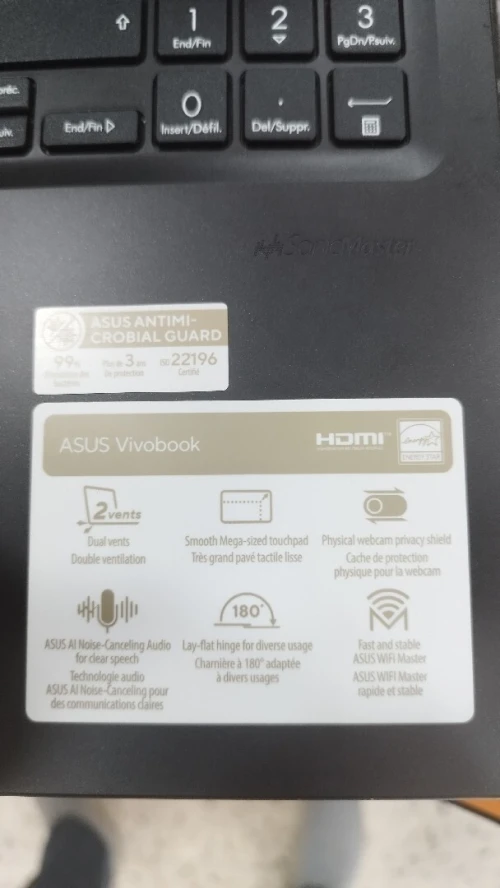 Asus vivobook i7 13e 16gb 1tb