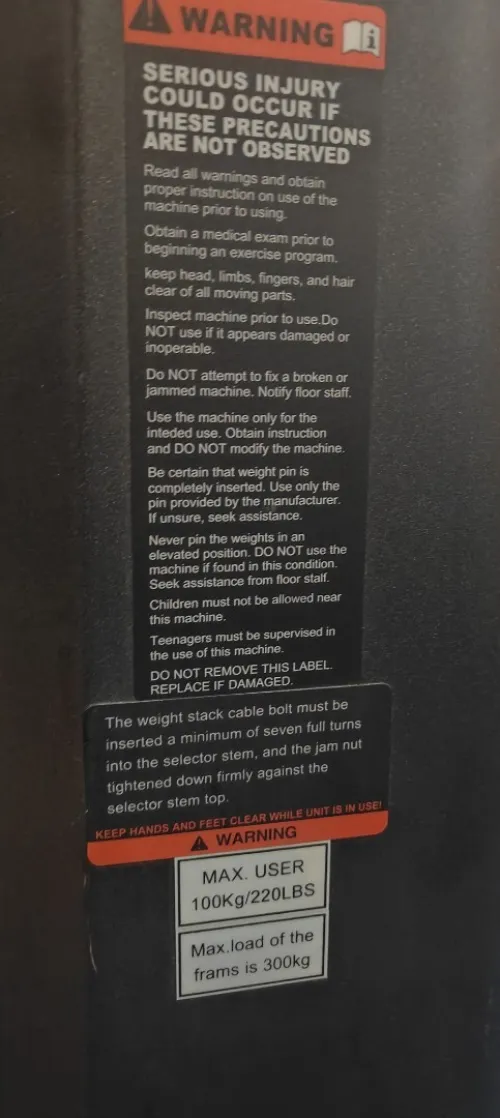Matériel musculation body force