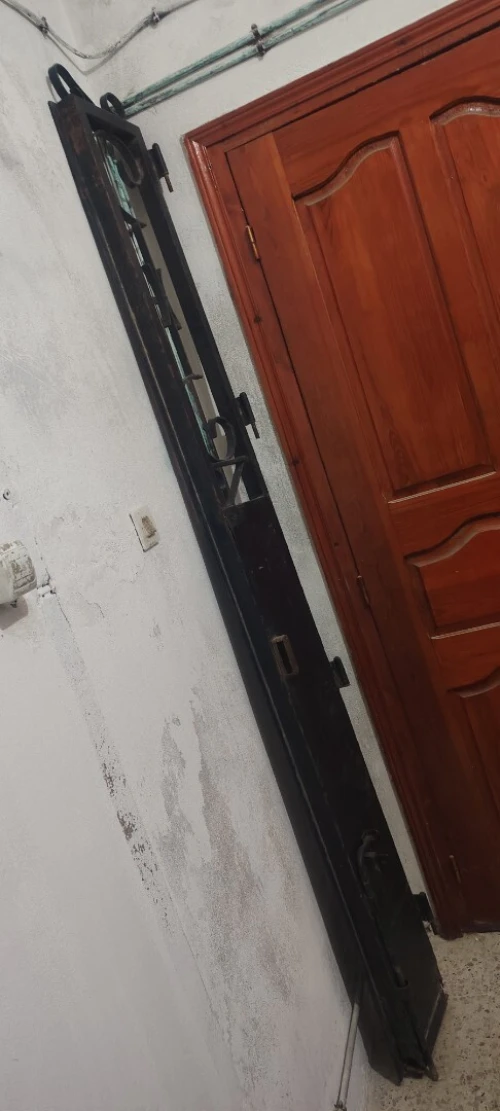 Barreaudage et porte en fer