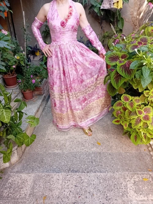 Robe de soirée somptueuse en organza
