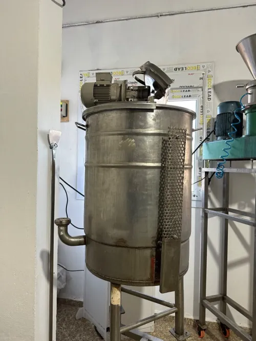 Mélangeur industriel double parois chauffant 200 L