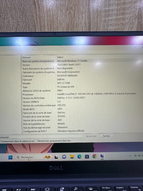 DELL XPS 13 7390