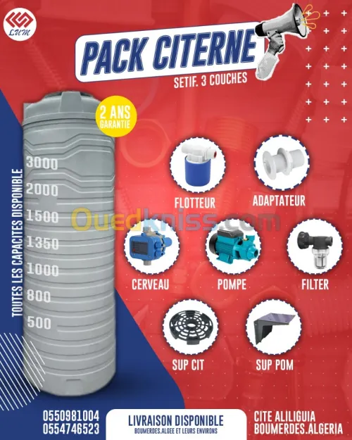 Pack citerne