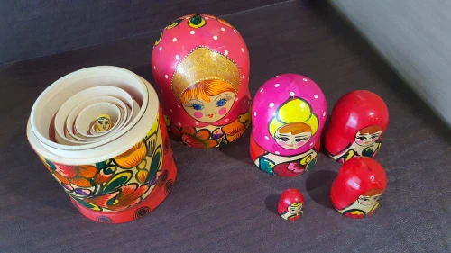 Grande Poupées russes Matriochka grande Taille 5 pcs Hauteur 25 cm