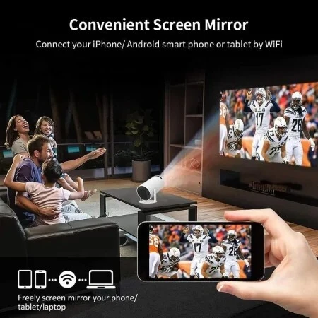 Mini  PROJECTEUR  H5-A ULTRA HD  Intelligent 4K Android Wifi
