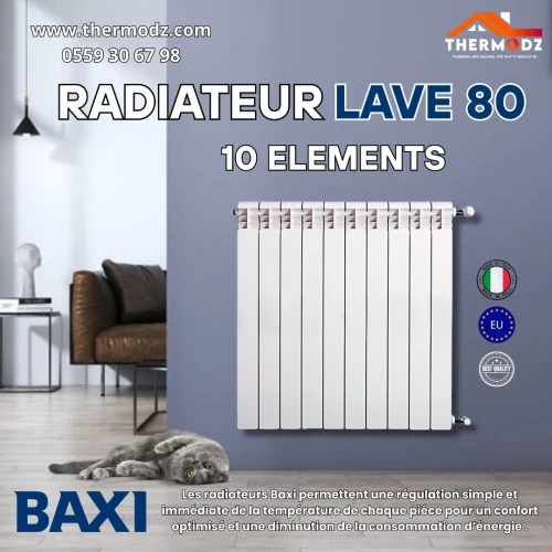 RADIATEUR BAXI LAVE 80 10EL