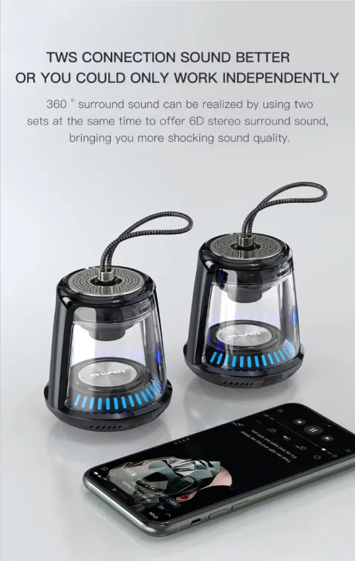 AWEI Y666 Mini Portable Outdoor Wireless Speaker | Haut-parleur Sans Fil Portable