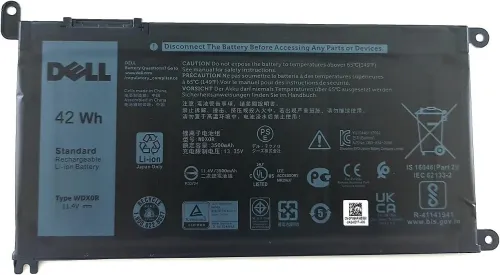 WDX0R Batterie Original Pour Dell Inspiron 13 5368 7368, Inspiron 15 5565 5567 5568 5578 7560
