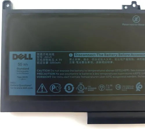 J60J5 Batterie Original Pour Dell Latitude E7470 E7270 7470 7270 7.6V 55Wh 