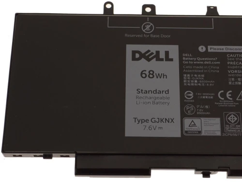 GJKNX Batterie Original Dell Latitude E5480 E5580 E5490 E5590 Precision 15 3520 7.6V 68Wh 8500mAh