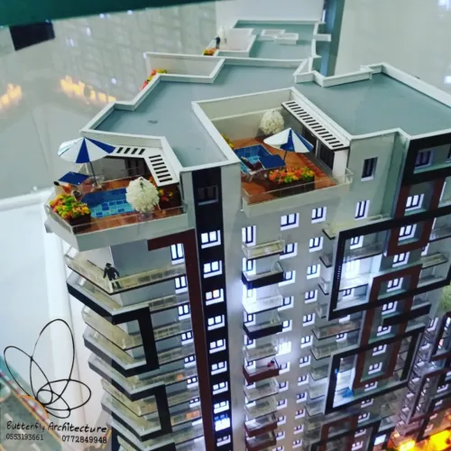 Maquette architecture et industriel 