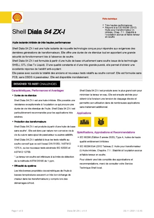 SHELL DIALA S4 ZX-I (Bidon 20L )