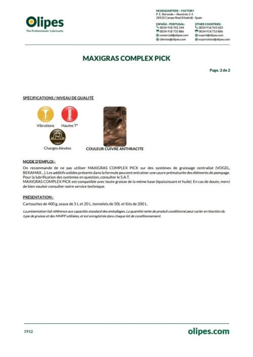 OLIPES Maxigras Complex Pick 