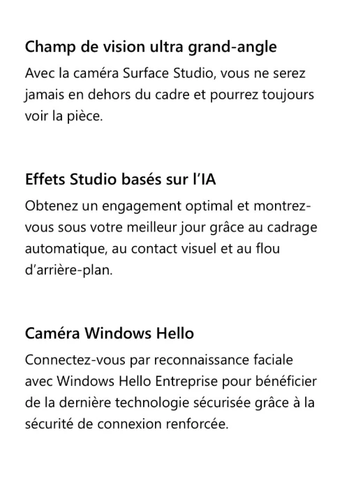 Surface Pro 10 pour les entreprises Microsoft Intel Core Ultra 5 256GB 135U 8GB RAM platinum 