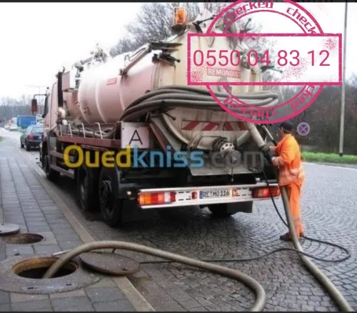 Camion Débouchage D'assainissement curage vidange  