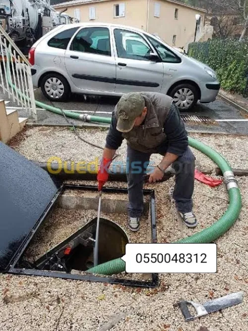 Camion Débouchage assainissement curage vidange  
