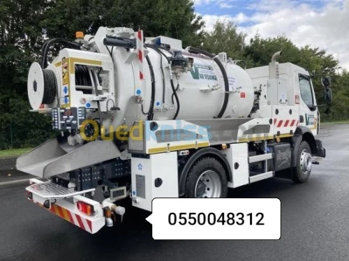 Camion Débouchage canalisation vidange 