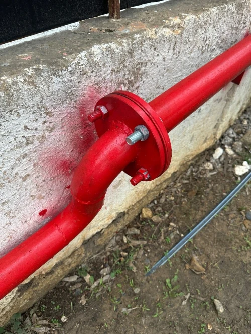 Installation réseau incendie تركيب شبكة الحريق